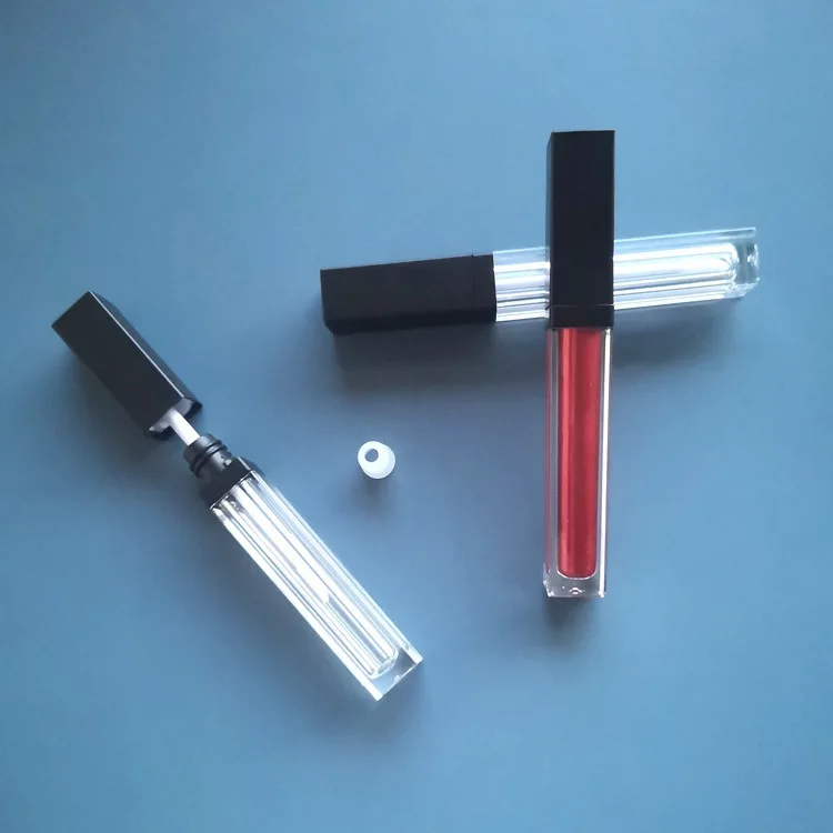 

Hot Sale Wholesale Custom Lipstick Tubes In Bulk Empty Square Lip Gloss Tube Cases Drop Shipping