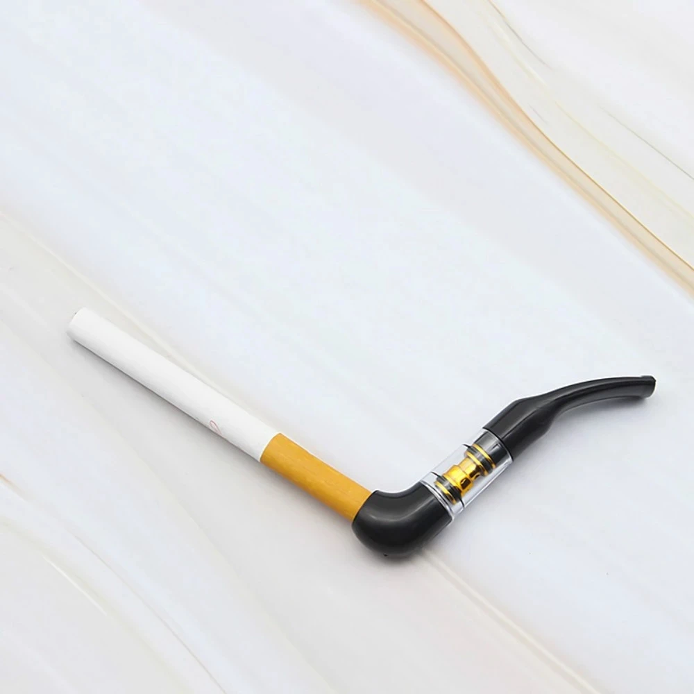 

High-grade Cycle Filter Smoke Pipes Cigarette Pipes Resin Tobacco Pipe Standard Smoking Pipe Mouthpiece Cleaning Cigarette, As the picture show
