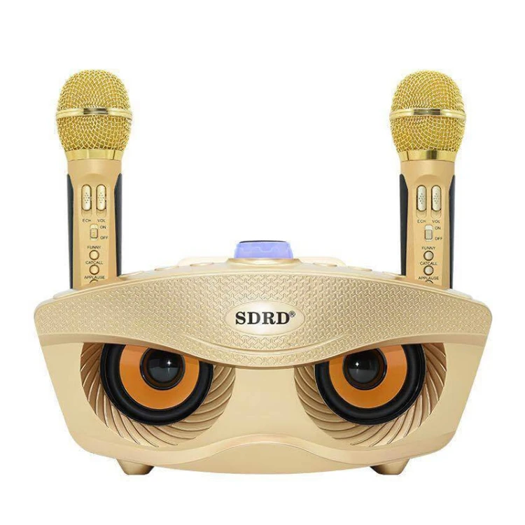 

SD-306 2 in 1 microphone family KTV portable wireless microphone speaker karaoke SD-306
