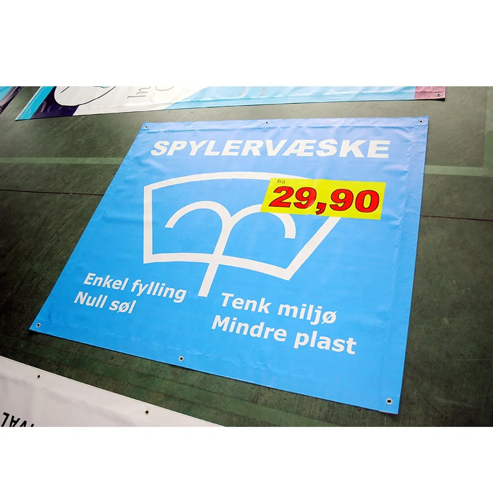 

Custom Flex Printing Media Promotion Banners Any Size PVC Vinyl market publicity advertising Banner
