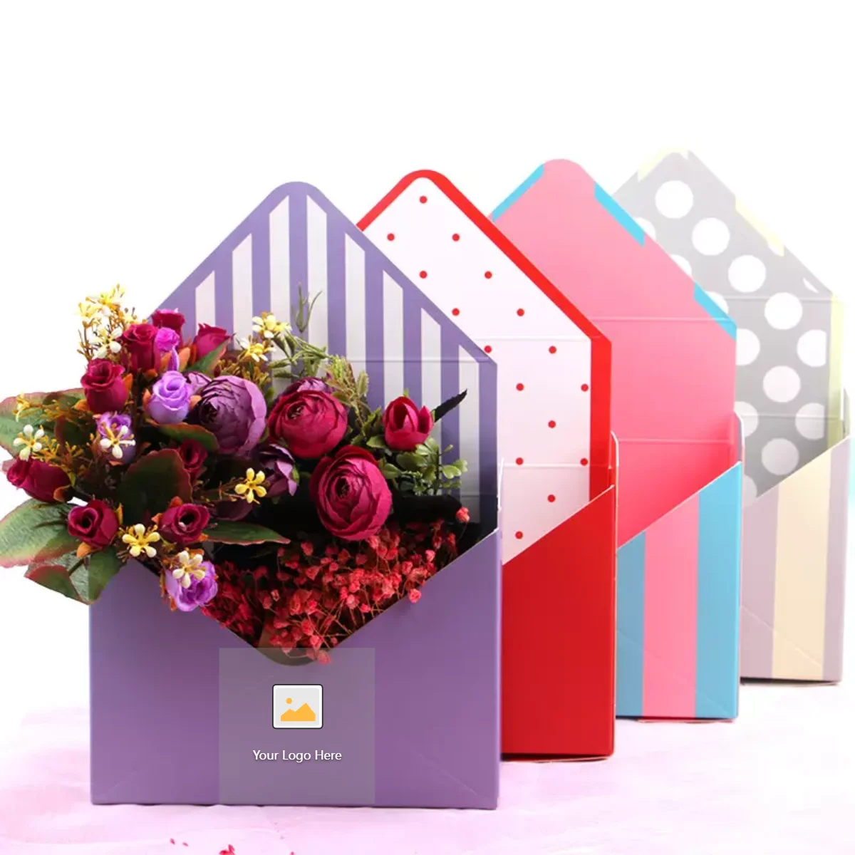 Caja De Flores De Sobre,Caja Creativa De Flores De Navidad,Ramo Plegable De  Mano,Caja De Arreglo De Flores,Venta Al Por Mayor - Buy Cajas De Flores  Arreglo,Flor Caja De Papel,Llanura De Caja De