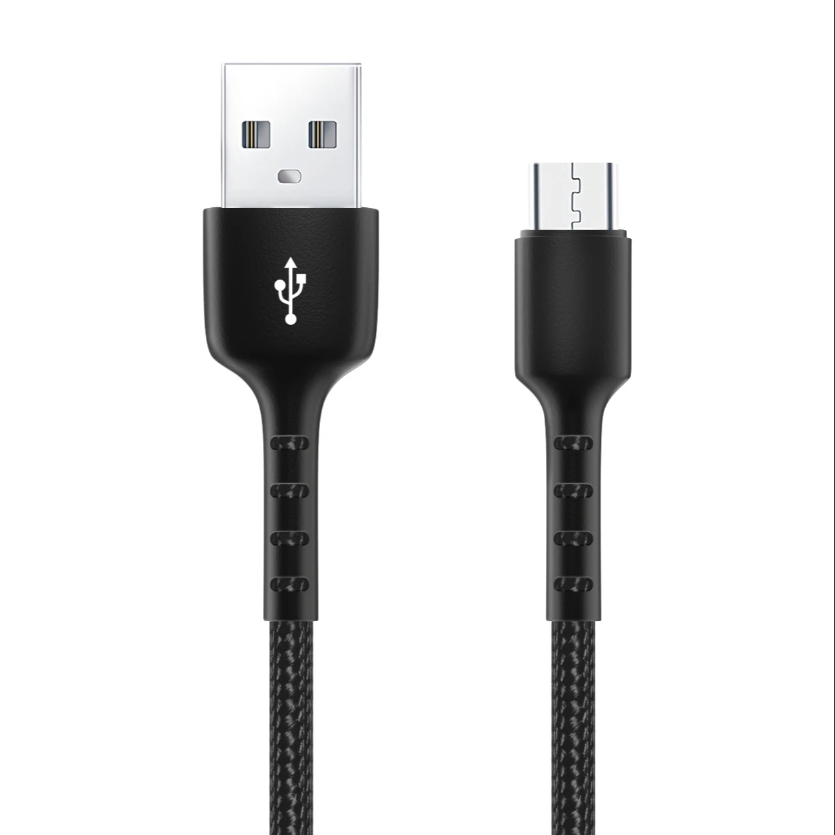 

PUJIMAX wholesale 1M android usb phone cables micro usb cable data cord for samsung HTC huawei xiaomi charging wire, Black/red