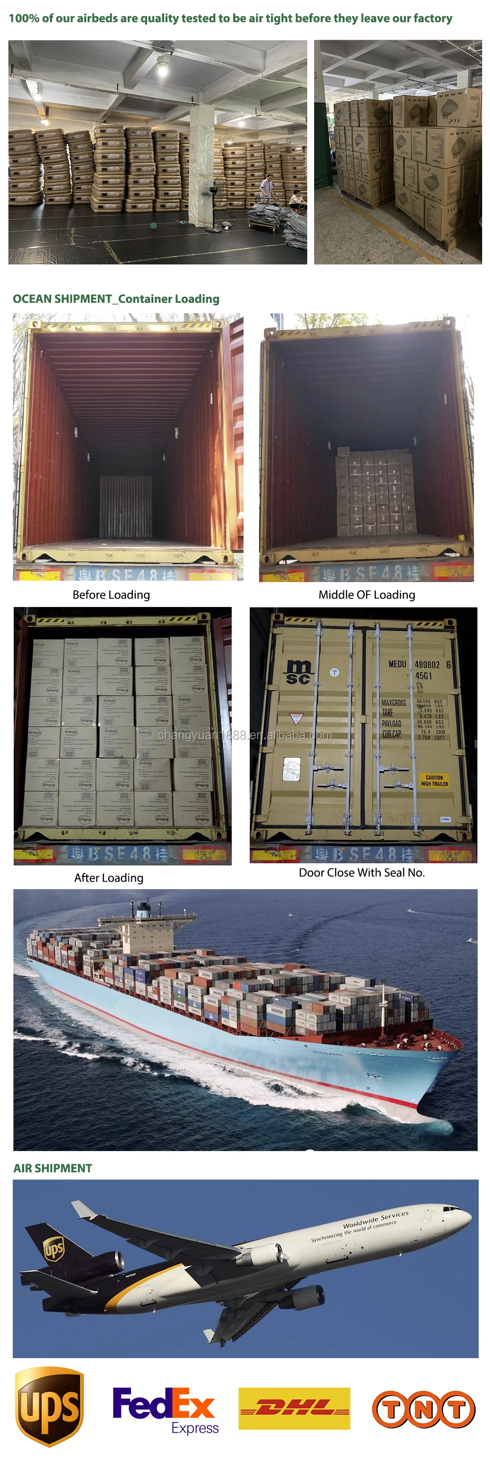 Packaging and Shipment