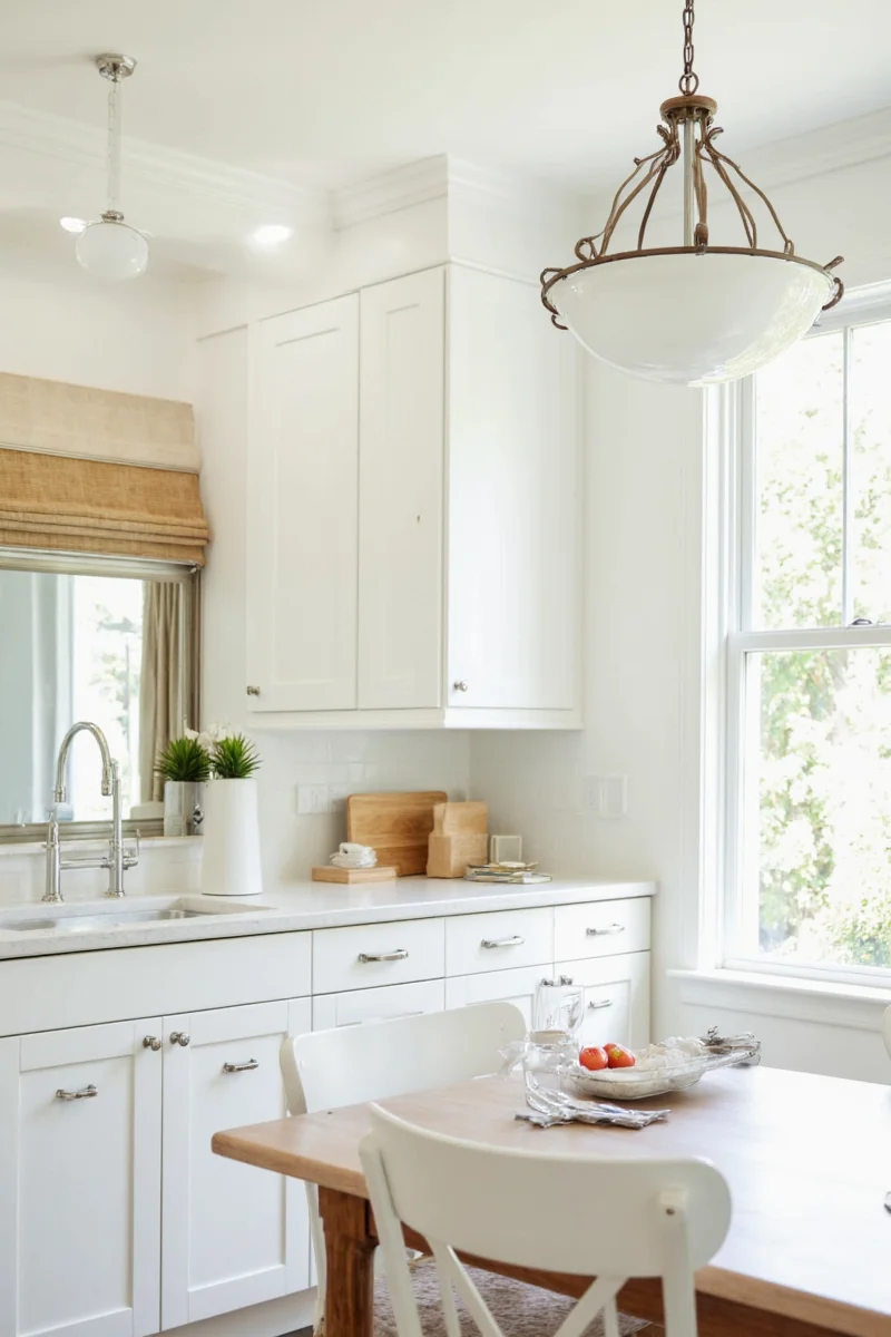 Motion sensor wall sconce in hallway