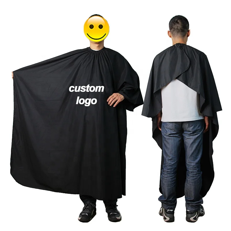 

New design fashion custom waterproof barber shop hair cutting salon hairdressing barber capes with logo, Customized