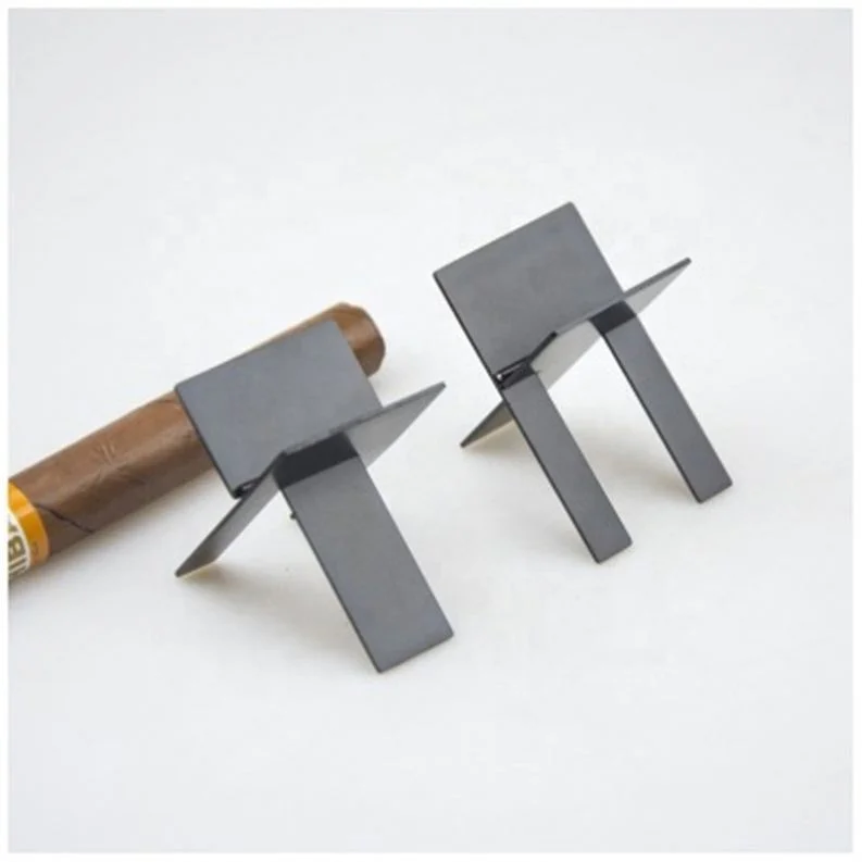 

Wholesale Stainless Steel Folding Prtable Tripod Cigarette Holder, Silver/black