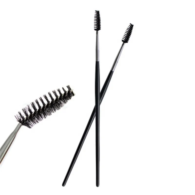 Mascara Wands Eye Lash Eyebrow Applicator Cosmetic Makeup Brush Tool Kits Disposable Eyelash Brushes, Black