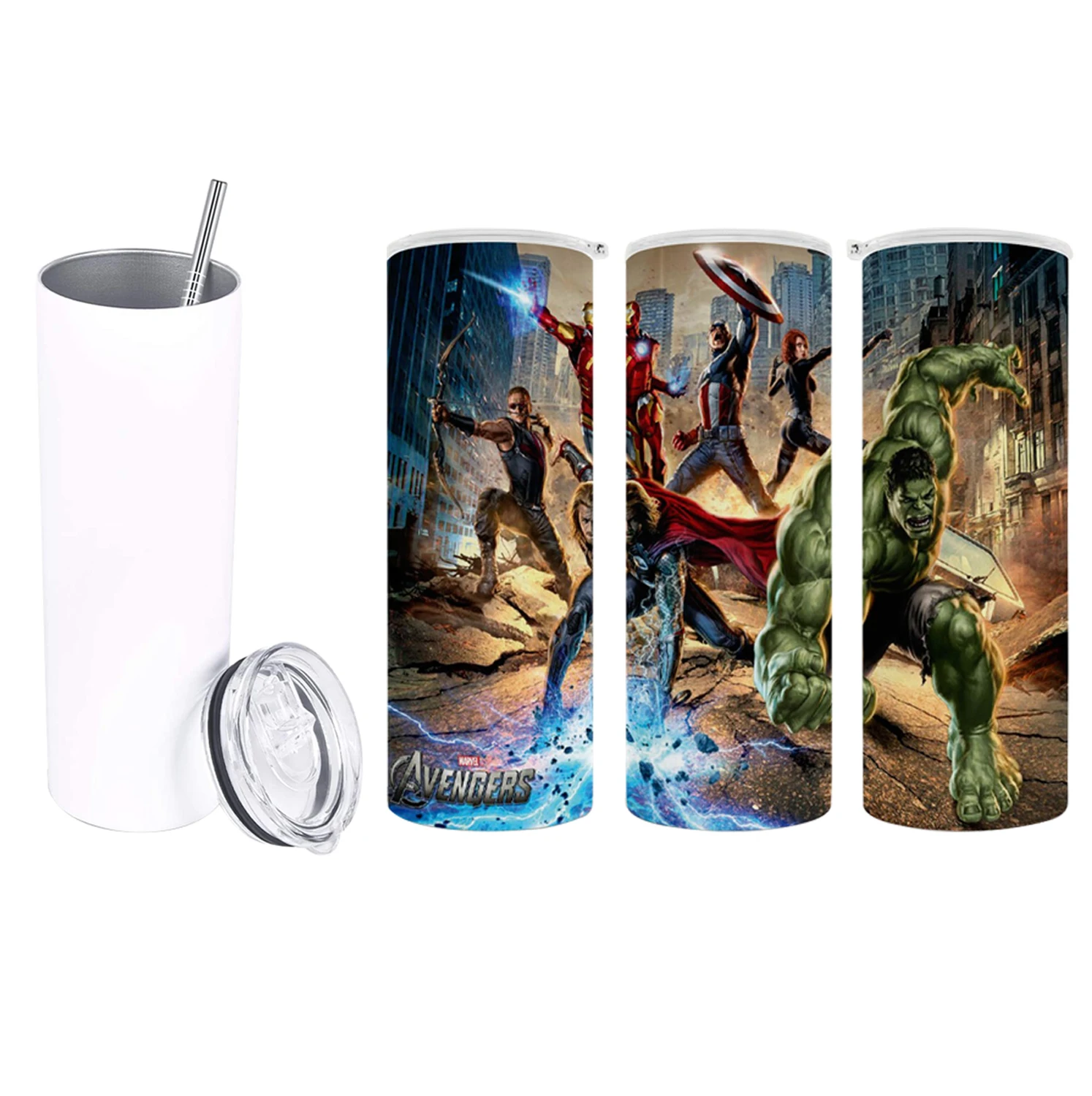 

Wholesale 20 oz Blank Tumbler 20oz Skinny Straight Sublimation Tumbler