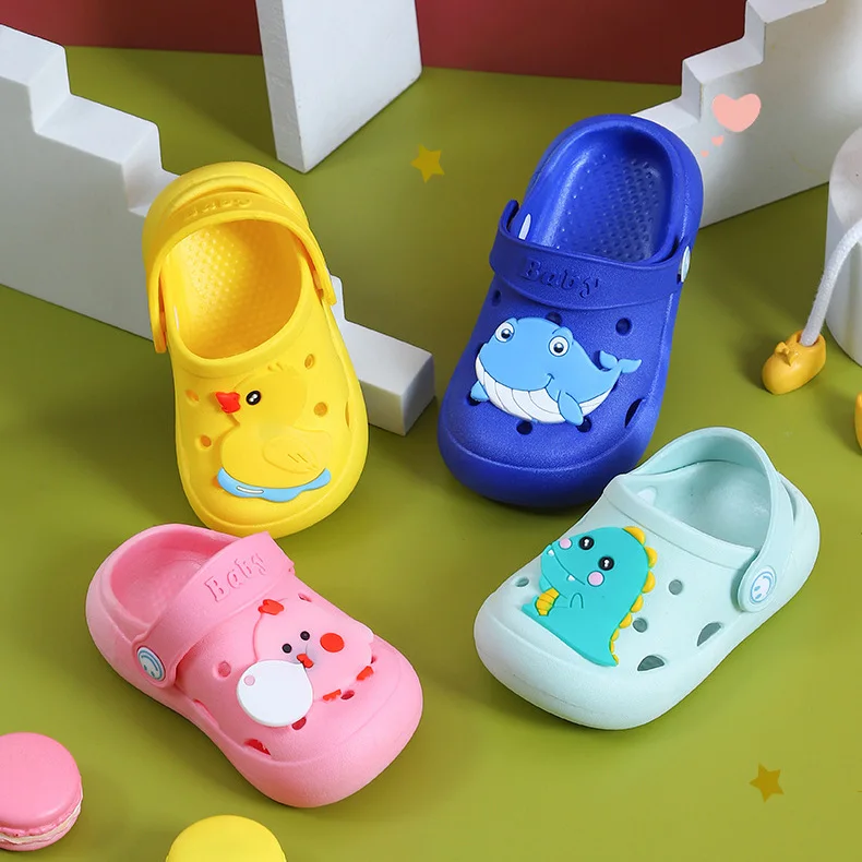

Cute soft Children's sandals Kid's beach sandals baby toddler shoes boys girls EVA clogs garden