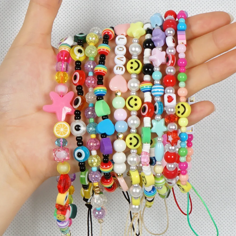

Wholesale mobile phone case charm strap custom beads cell phone strap, Please choose the pictures