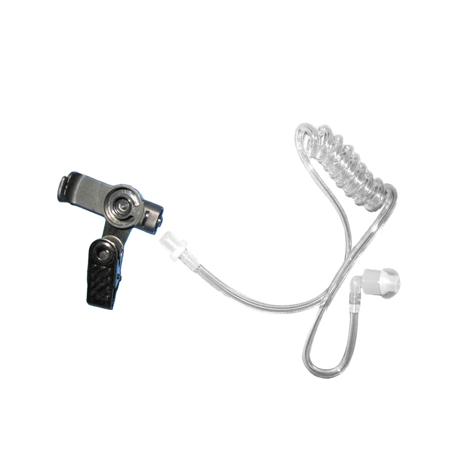 

FBI Low profile transparent acoustic air tube accessory for earpiece headset