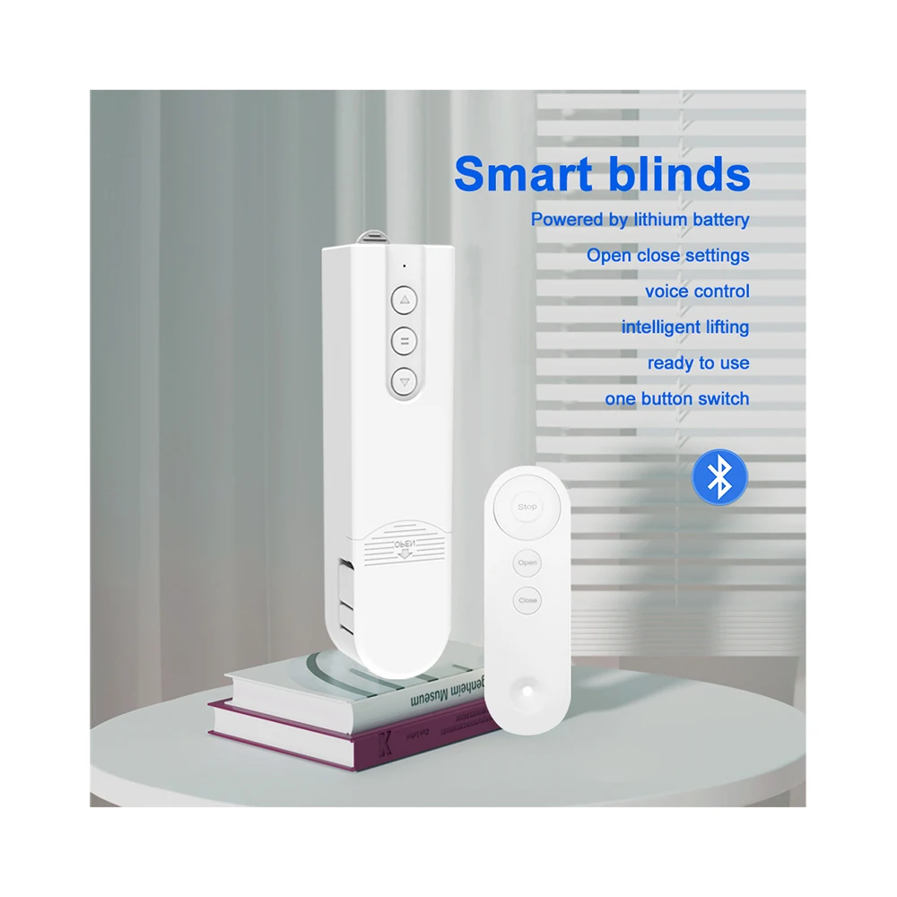 Hot sale smart motorized chain roller blinds wifi battery zigbee solar powered smart blind motor Bead pulling motor