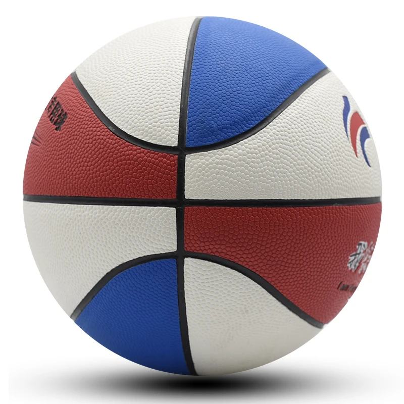 

pu leather material heat bonded basketball for teenagers, 3 colors