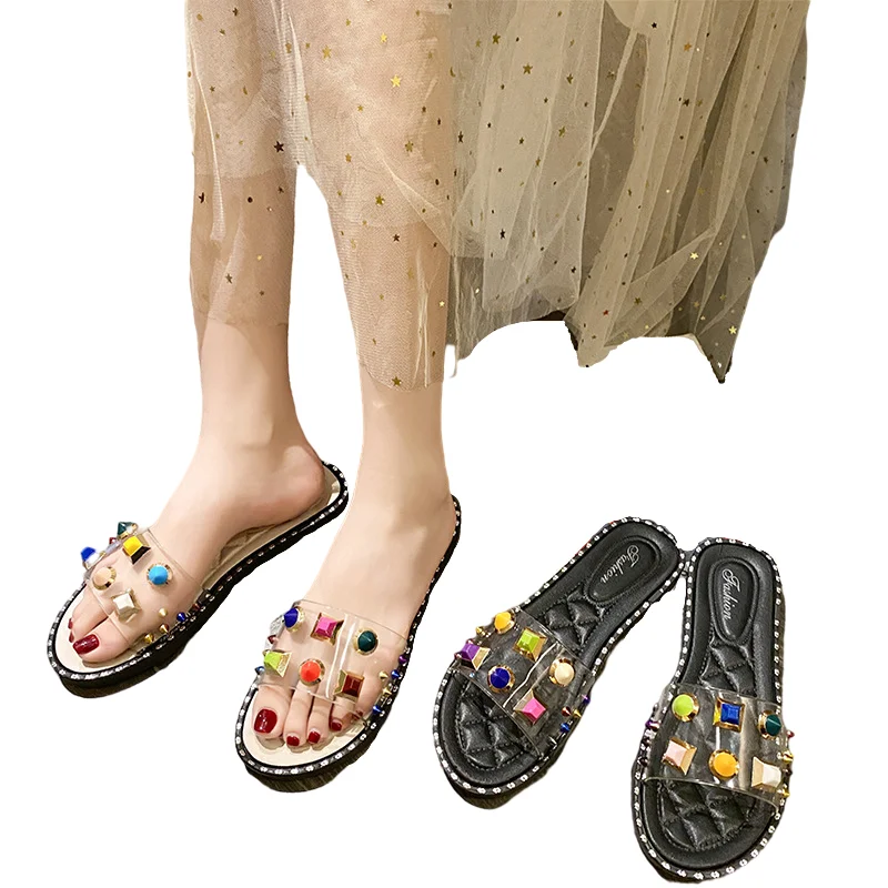 

Sandals 2021 For Women And Ladies Fashion Slides Open Flat Shoes