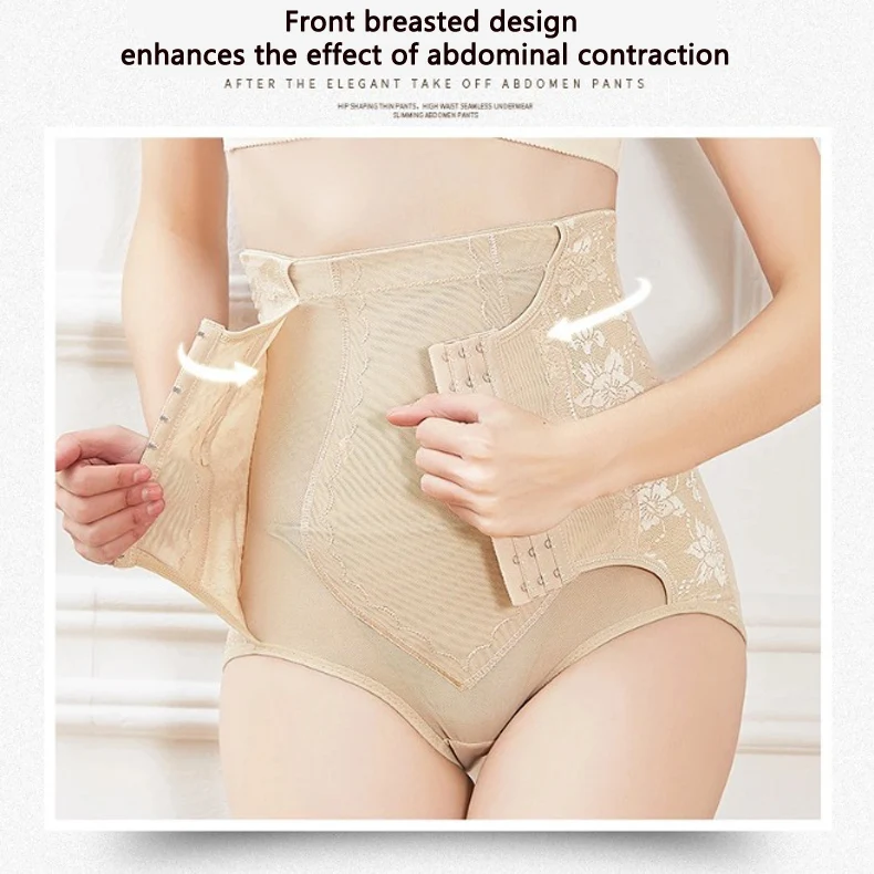 Dropship Shapewear Bodysuit For Women Tummy Control Butt Lifter Panty Hi Waist Trainer Stomach Body Shaper Slimming Girdles
