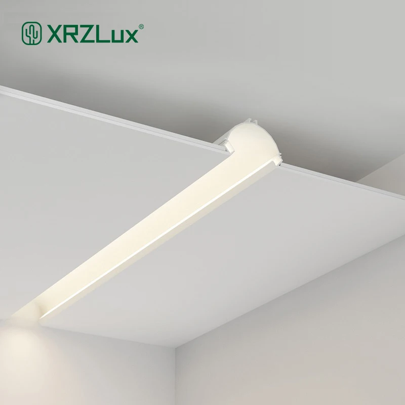 

XrzLux 14.4W/m Recessed Aluminum Profile Led Strip Linear Light Dimmable Led Aluminum Wall Light Home Decor Indoor Lighting