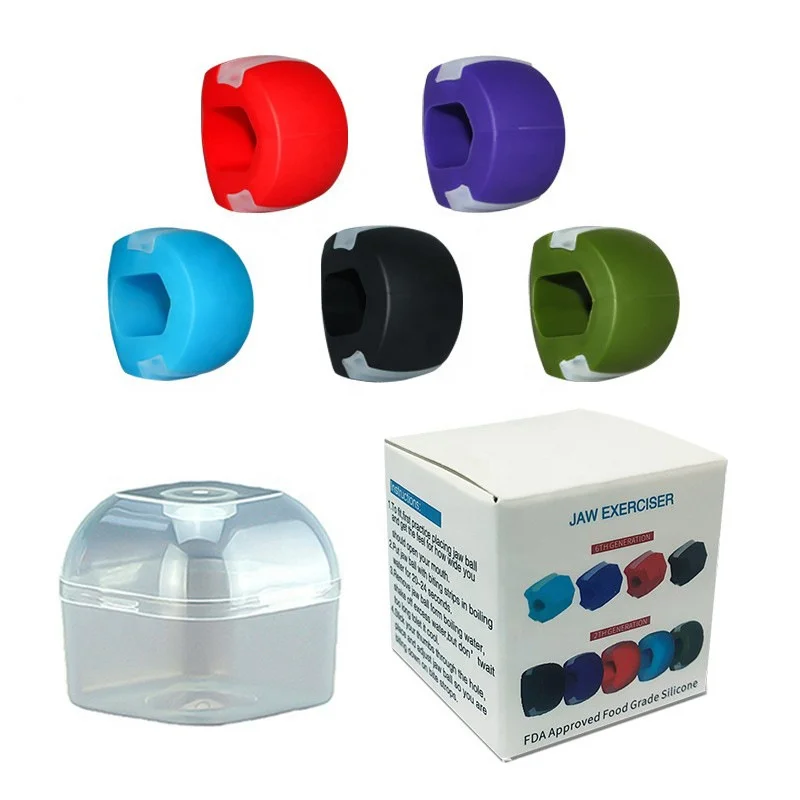 

2022 High Quality With Case to Define Your Jaw Face Equipment Jawline Exerciser Pack