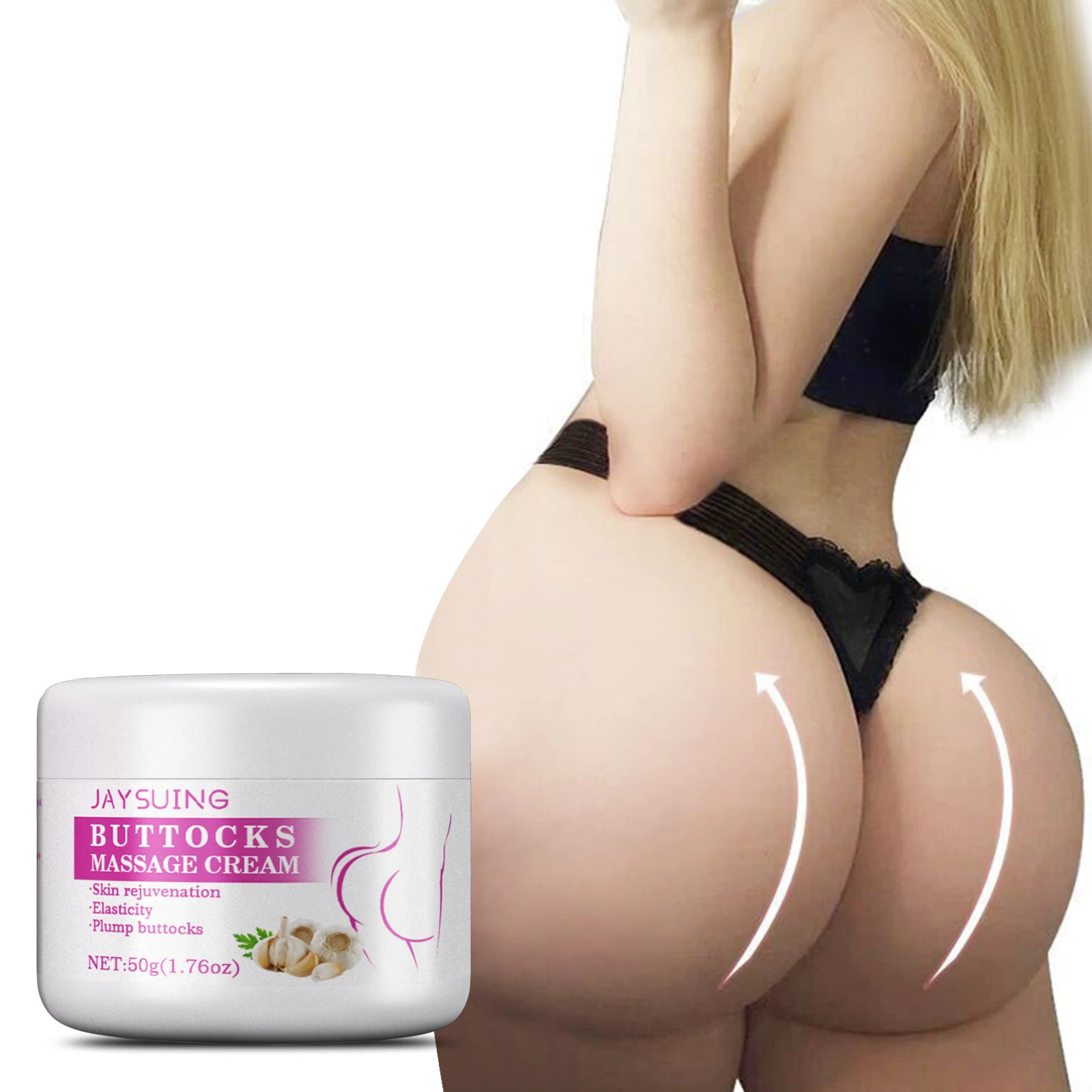 

Jaysuing Big Ass Firming Hip Lift Up Cream Sexy Hip Buttock Enlargement Essential Oil Effective Lifting & Enlarging Butt Beauty