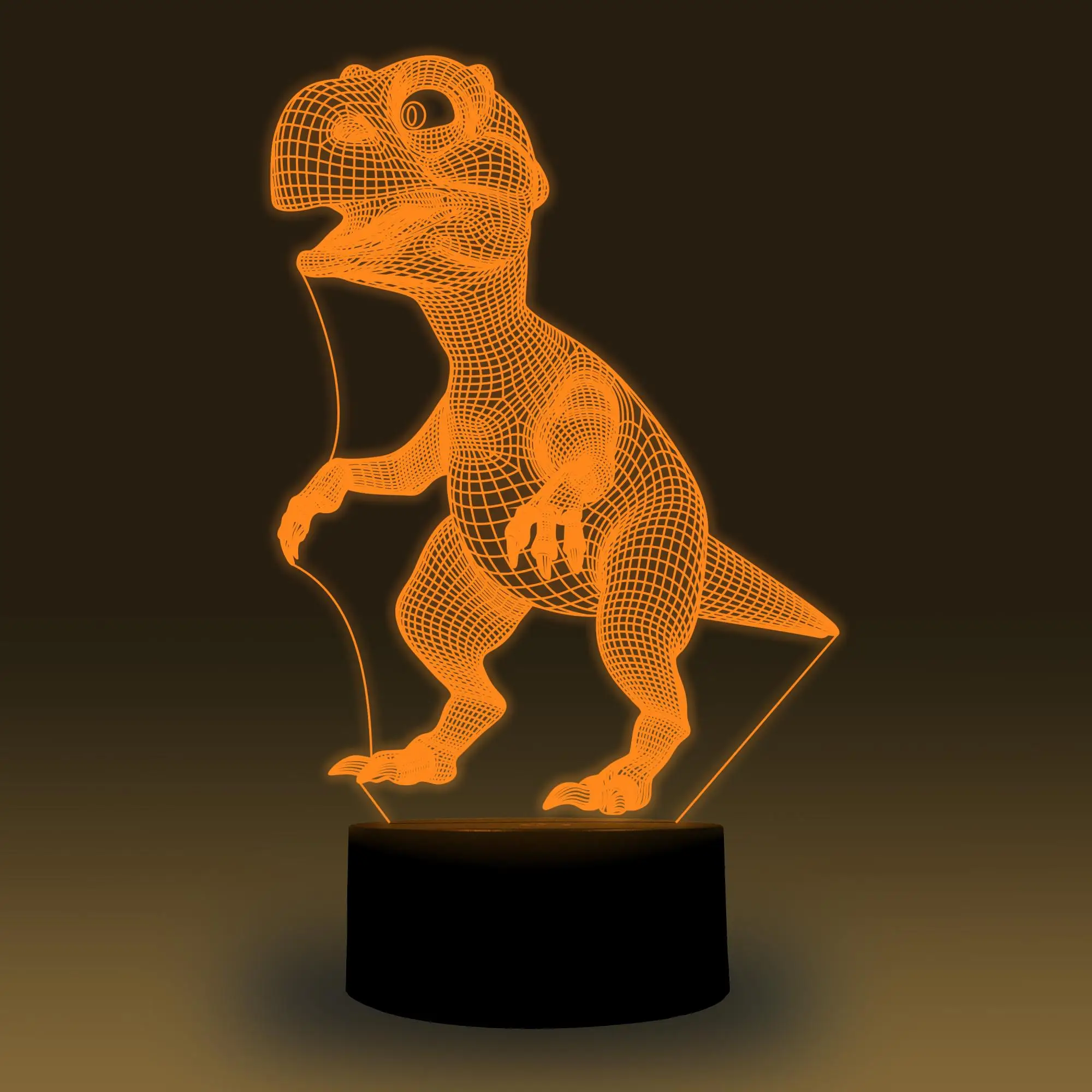 3D night lights for children touch switch lamp for children gift USB 3D Night Light  Dinosaur night light