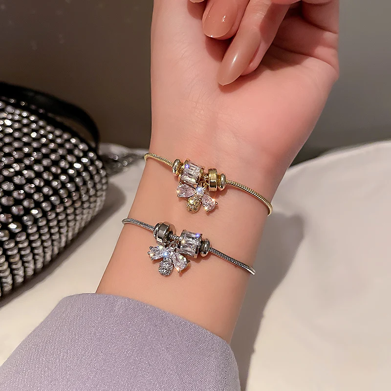 

trendy fashion adjustable crystal bee bracelet