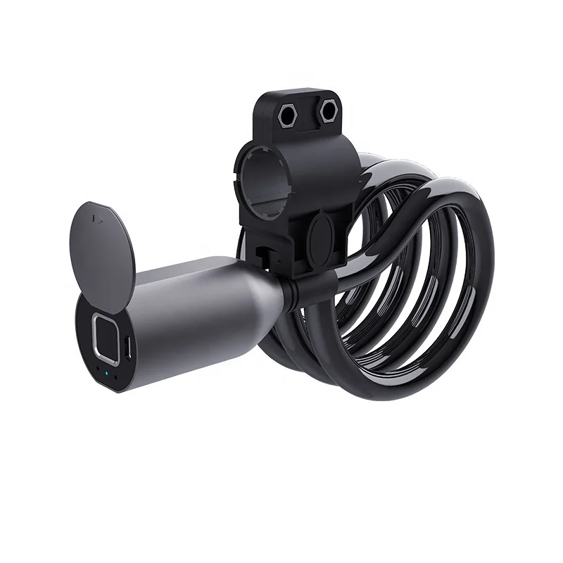 

Smart Fingerprint Bike Lock Bicycle Lock With Usb Charge IP65 Waterproof Bicycle Motorbike Scooter Lock