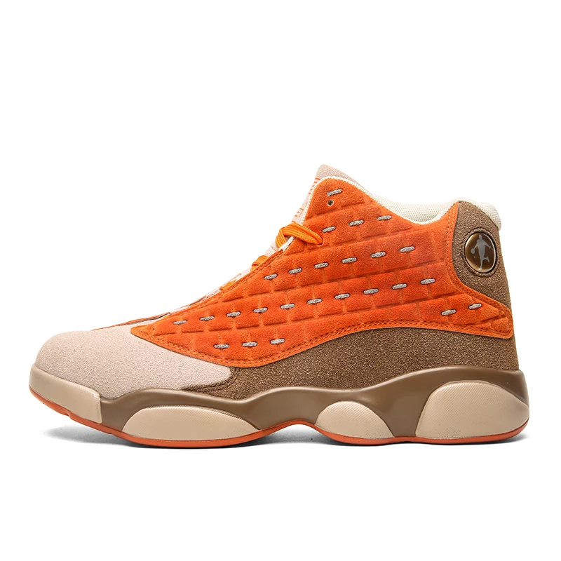 

High-quality outdoor men's and women's sports shoes, basketball shoes, Yellow