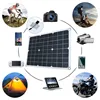 Hot 50W solar panel 12V/5V Double USB+10/20/30/40A Dual USB Solar Panel Regulator Controller ect for car yacht RV Lights Charge