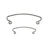 Porch Swing Hanging Kit Front Cedar Iron Wooden Amish Hanger Hooks Steel Springs Heavy Duty 8" Barrel Shaped