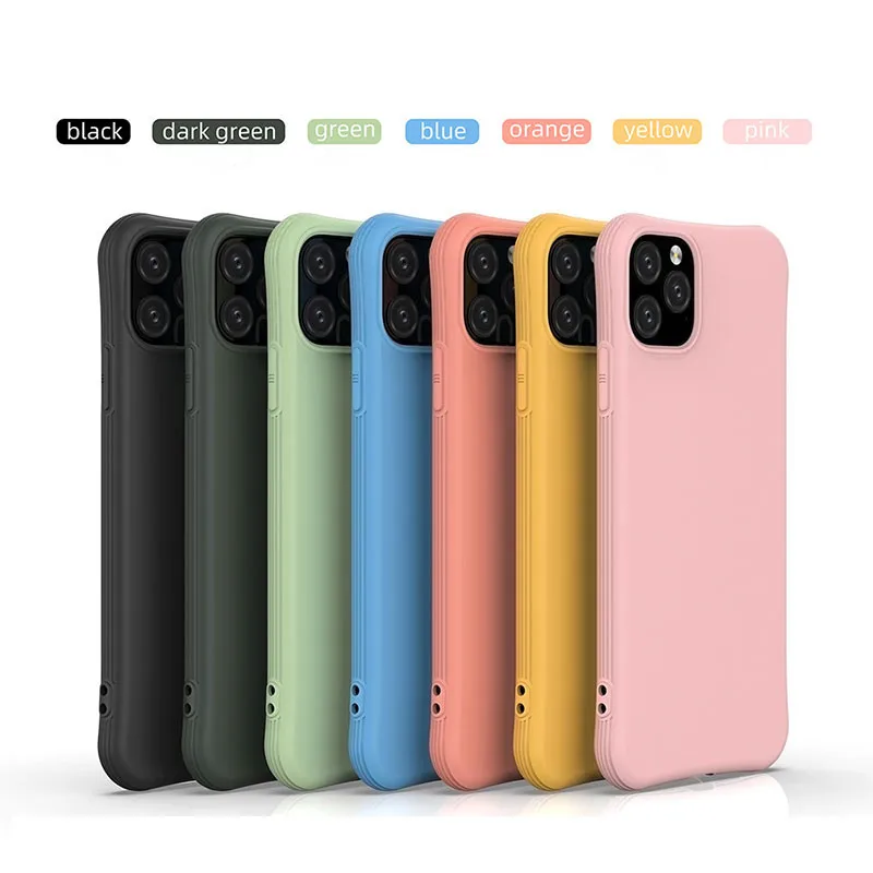 

New phone case tpu soft cover for Samsung A11 case for Samsung galaxy M11 mobile phone matte color slim back cover, Multi
