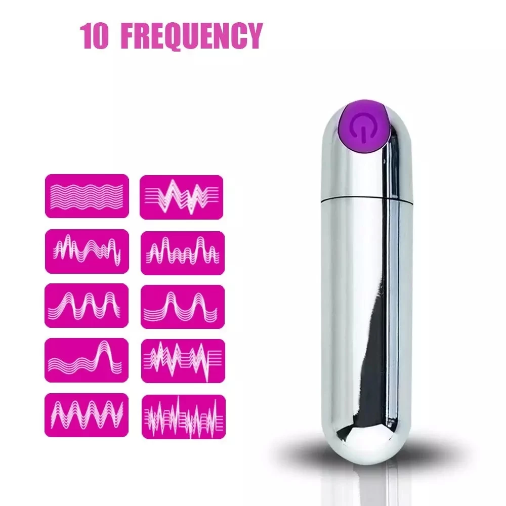 ABS Strong Vibration Bullet Shaped Rechargeable mini sex vibrator