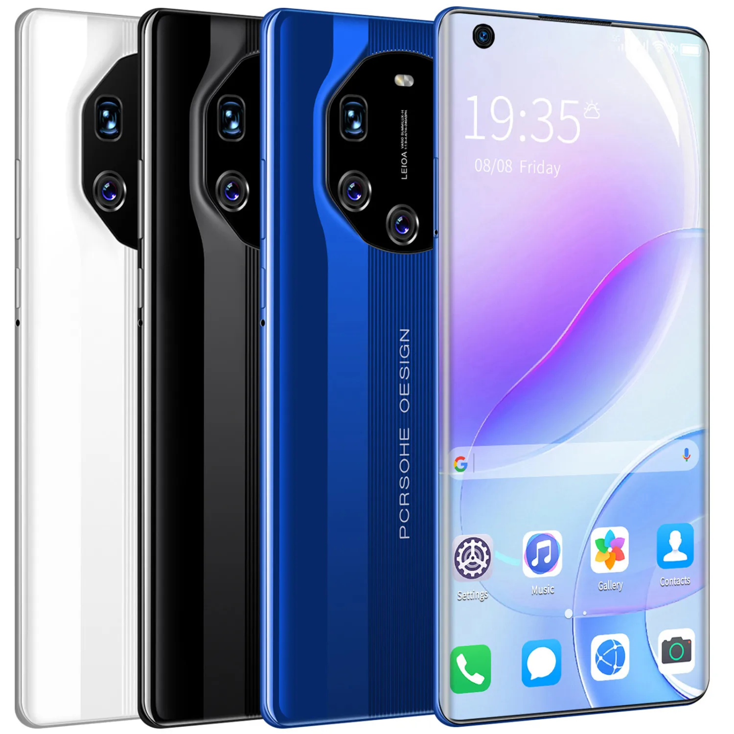 

3+64GB Mate40RS Factory Unlocked Mobile Phone 7.2 inch full perforated screen mobile phone Smartphone for mobile phones