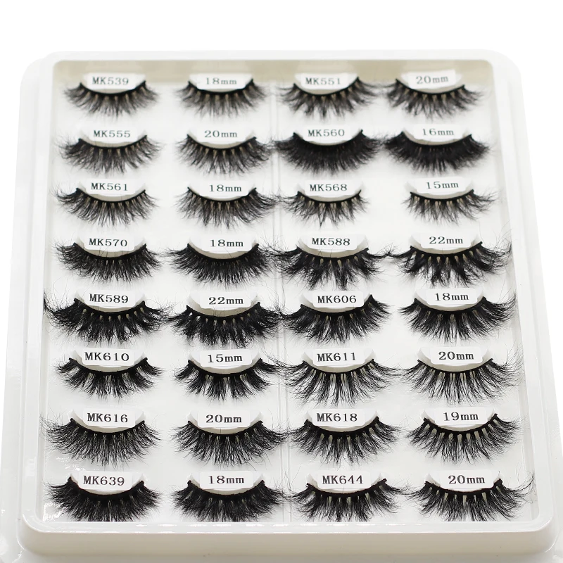

Create your own brand lash packaging box cruelty free 25mm mink eyelashes wholesale fluffy 3d full strip lashes, Natural black