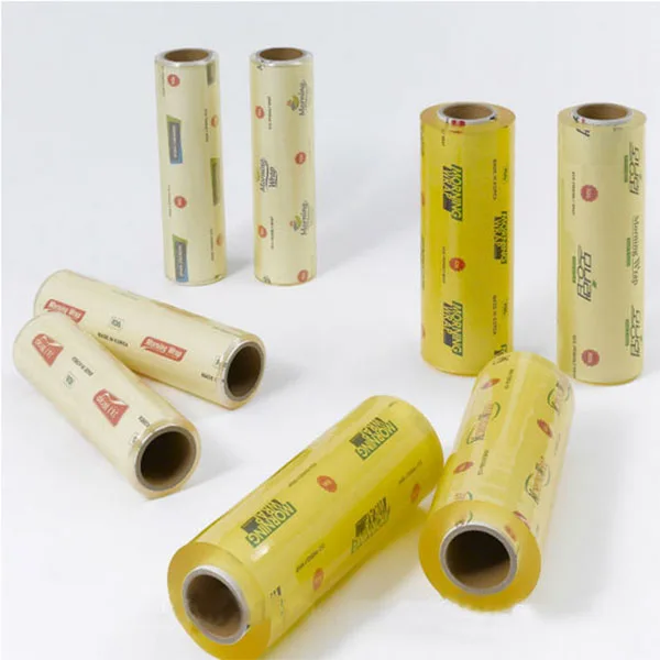

Wholesale Factory Sale Casting PVC Food Packaging Stretch Cling Wrap Film Plastic Roll Film