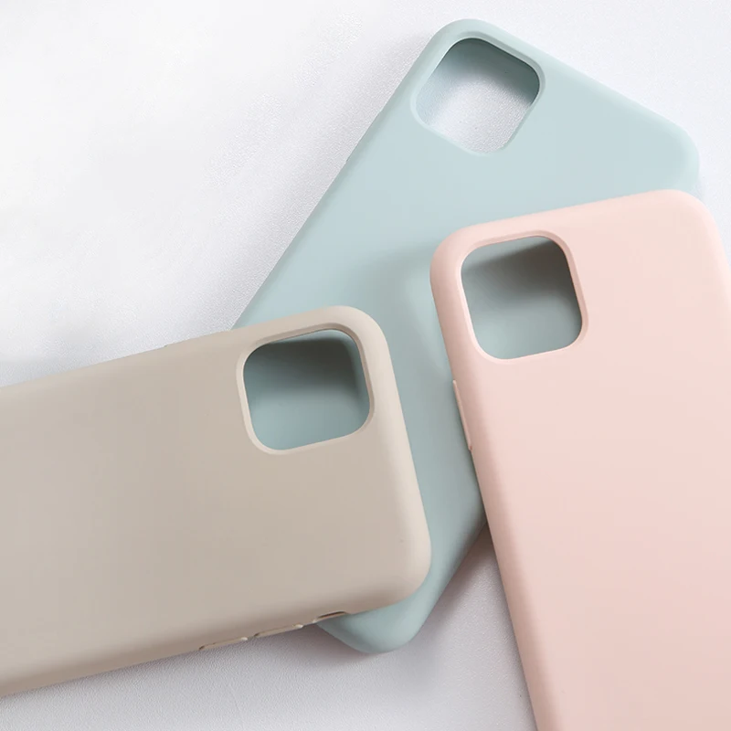 New 2020 Mobile Back Cover Silicone Phone Case For iPhone XR XS MAX Silicon Case Soft Rubber Shockproof For iPhone 11 Case.jpg