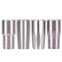 

Stainless steel twisted 20oz Double wall insulated vacuum skinny modern curved tumbler mug