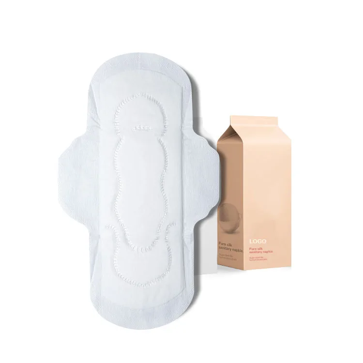 

Wholesale women menstrual period sanitary pads day use disposable sanitary napkin in bulk, White