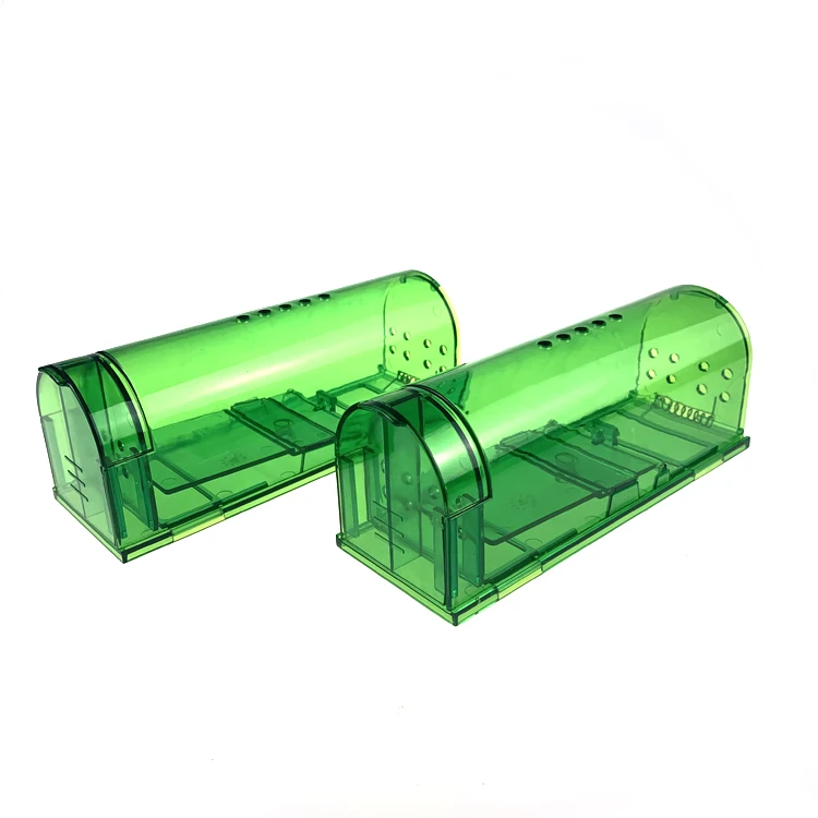 

Promotion Reusable Indoor Outdoor Transparent Plastic Smart Mouse Cage, Green