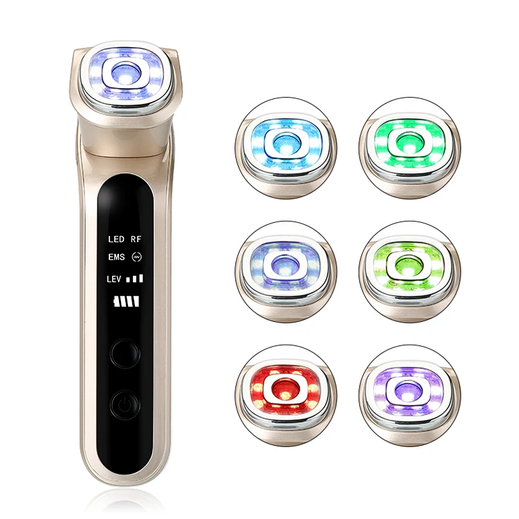 

Electric Microcurrent Facial Lifting Machine Mini Portable Skin Care EMS RF Ultrasound Face Beauty Massager