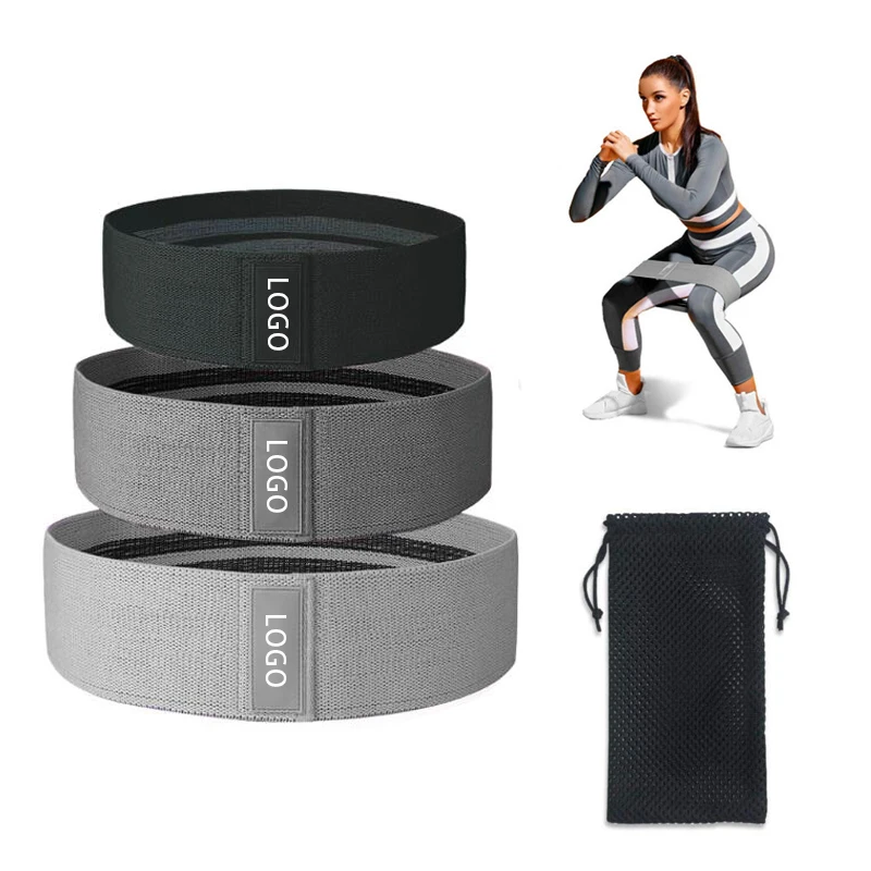 

Fitness Hip Resistance Bands Workout Body Hip Bands Resistance Loop Bands, As picture