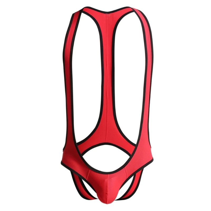 

2021 Open Suspender Butt Thong Bikini Underwear Singlet Mens Mankini