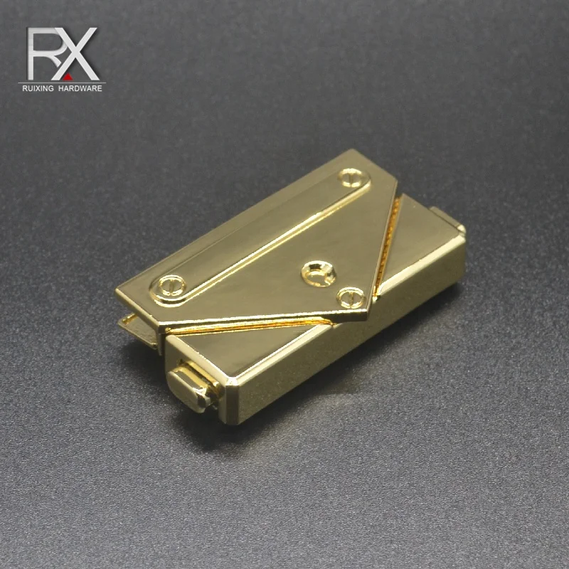 

custom Designer Handbag plug Snap Bag closure Hardware Lock briefcase press Automatic lock for bag clasp