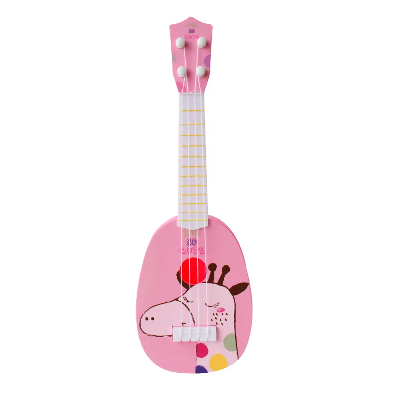 

Mini Smart Guitar Toys Early Educational Ukulele with Colorful box Musical Instrument Organ For Kids