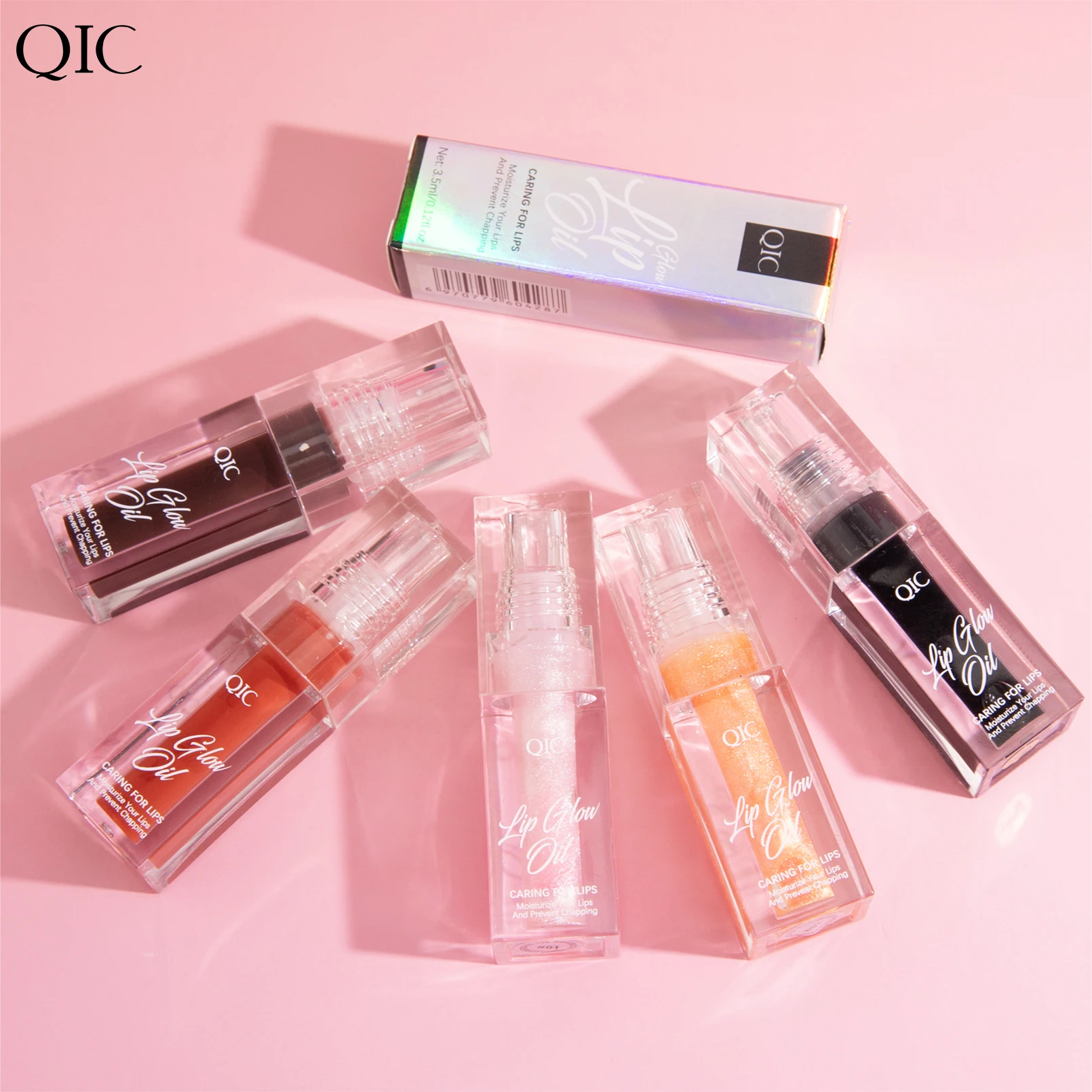 Color Changing Lip Oil Moisturizing Nourish Lip Oil Beauty Lip Makeup with 6 Colors