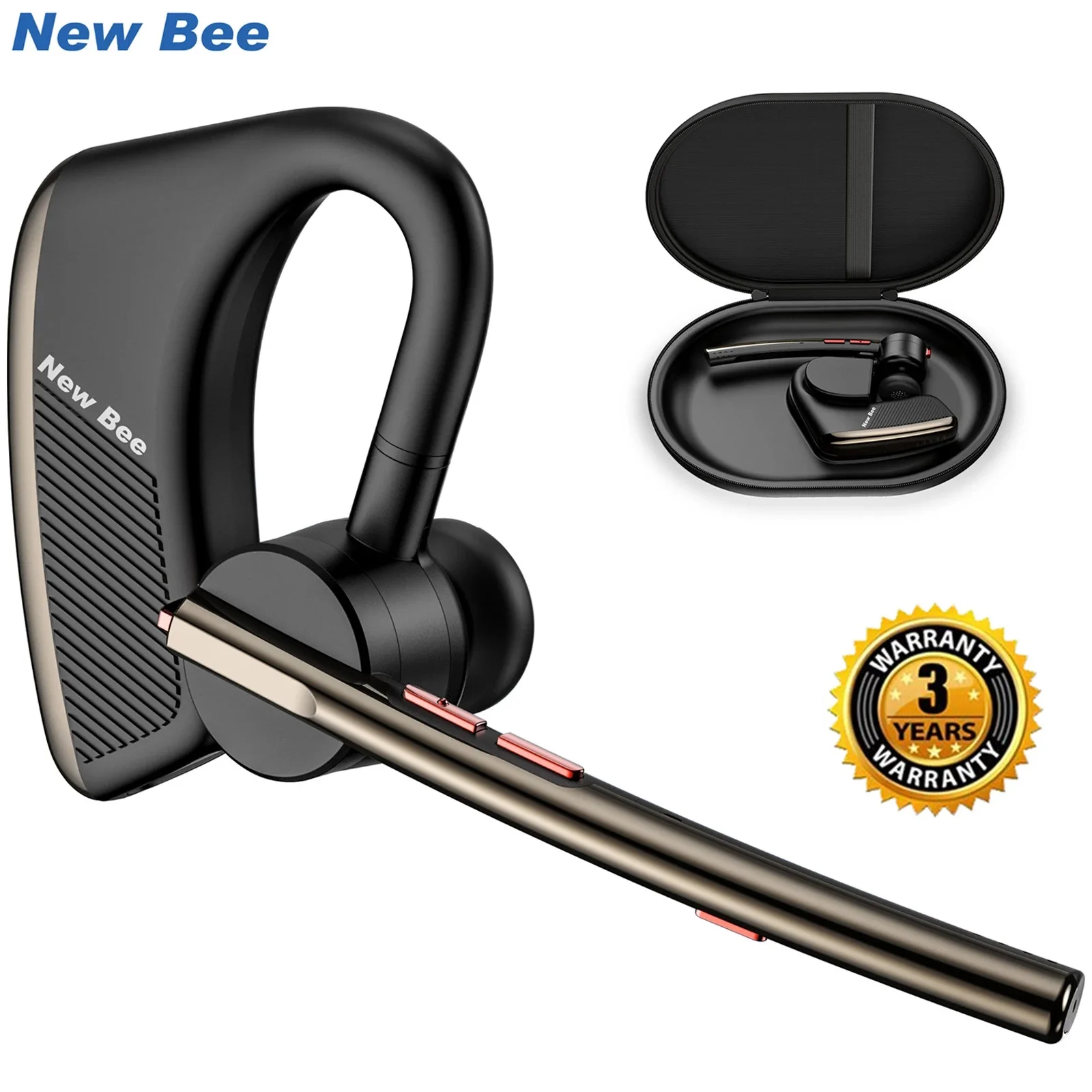 

Ture Wireless Earbuds 5.2 Bluetooth Active Noise Cancelling Headphones Wholesale Hendsfree Mobile Earphone for Truck Drivers, Black color