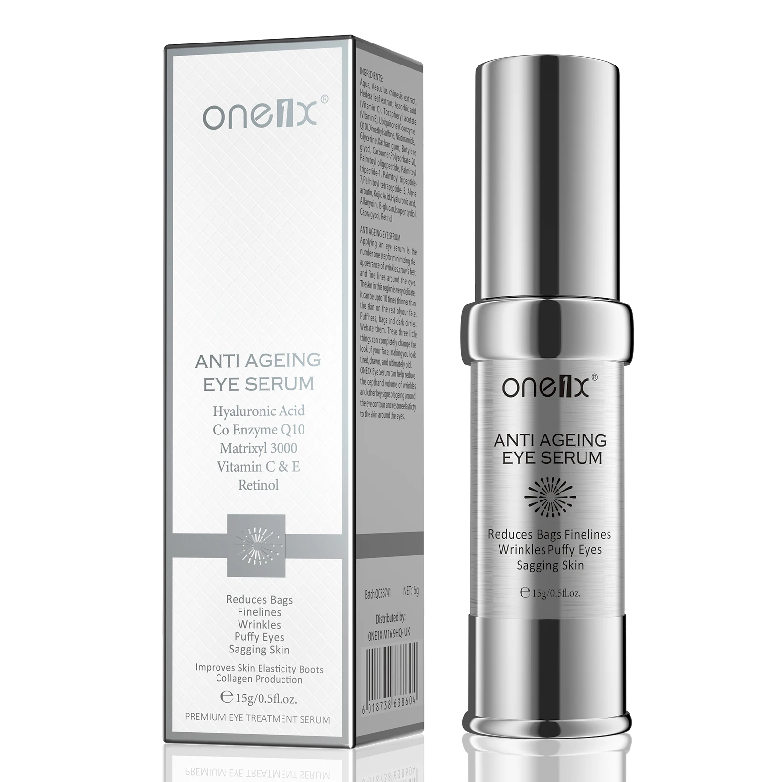 

Anti Ageing and Anti Wrinkle Eye Serum for Puffy and Dark Circles Eye Bags Crows Feet