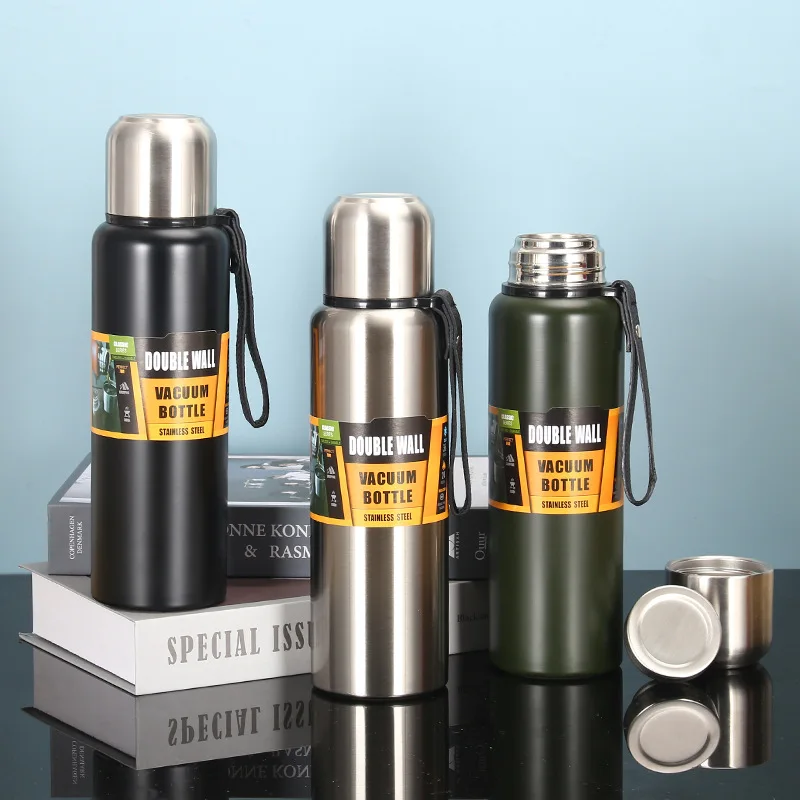 

Portable Sports Drinking Bottle Customized Double Walled Water Bottle Stainless Steel Thermos Bottle Bullet Vacuum Flask