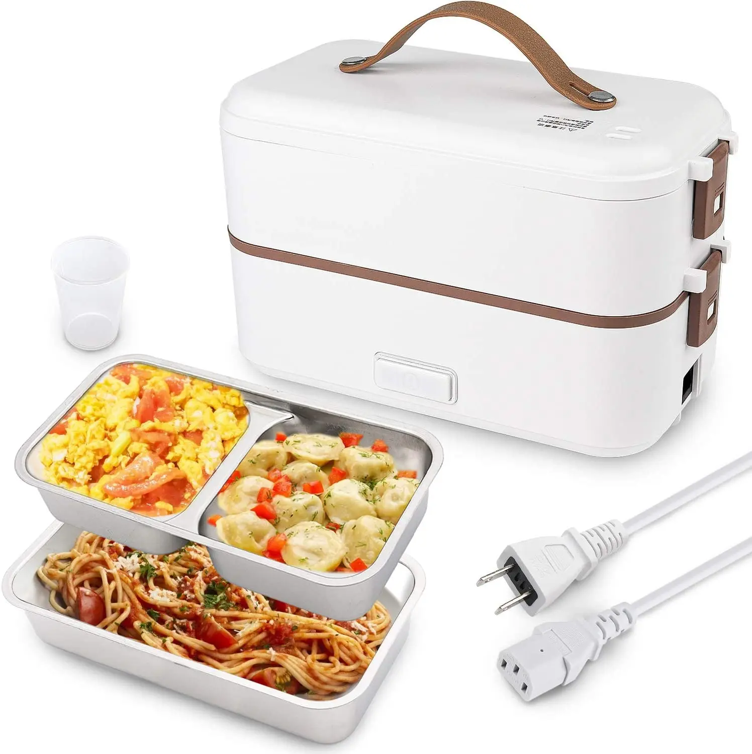 

Dropshipping Home Office School Travel Kids Self Heating Cooking Leakproof Electric Food Heater Heated Lunch Bento Box