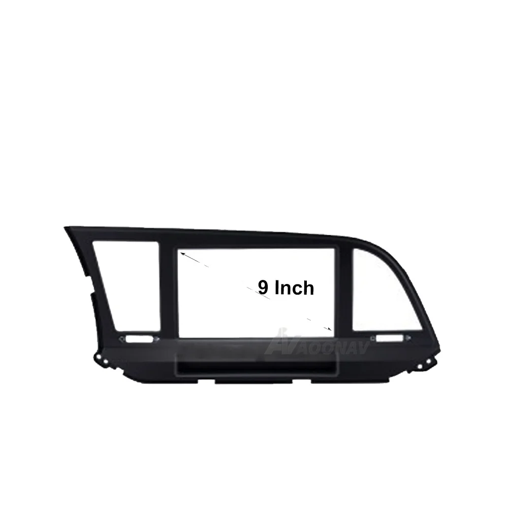 

9 Inch Car Fascia for Hyundai Elantra 2015 (LHD) Radio GPS Stereo Panel Dash Mount Kit Face Plate Audio Frame Trim Bezel Facia