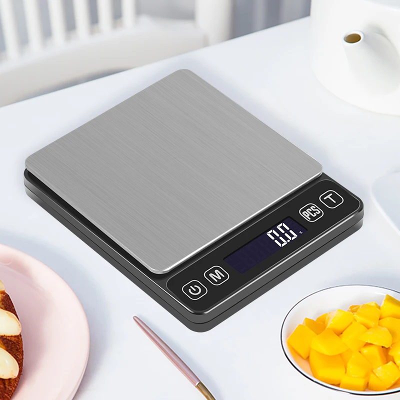 

2022 new arrivals 500g/3kg Digital Led Weight Kitchen Scales 0.01g/0.1g Gram Jewelry Cheap Gold Pocket Weighing Scales