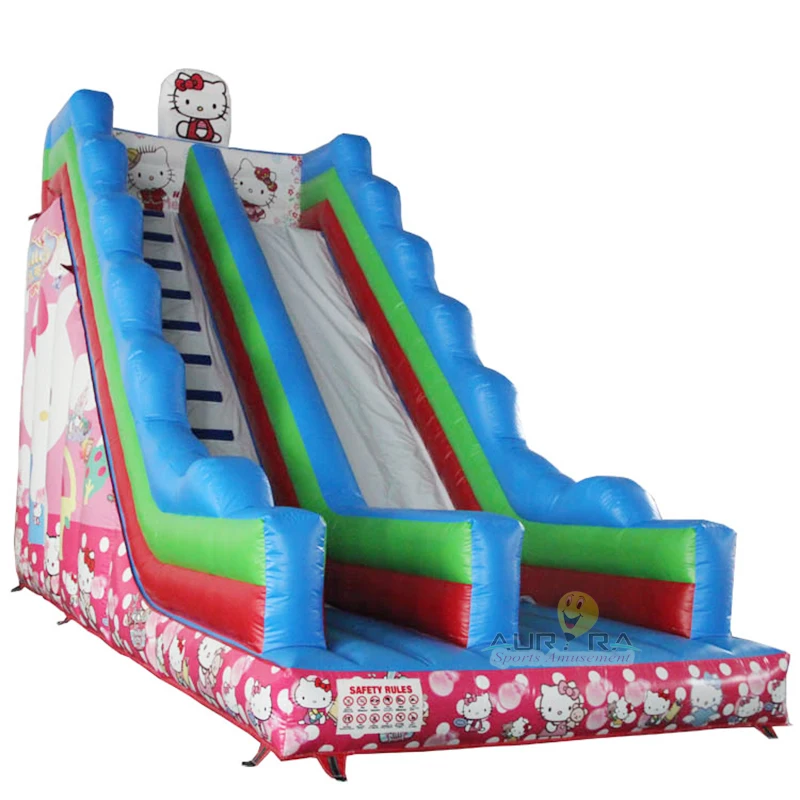 

Outdoor Playground Big Inflatable Stairs Slide inflatable dry slides For Children, Customized